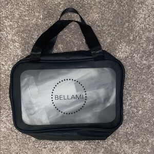 BELLAMI Black Transparent Toiletry Bag